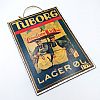 Ξύλινη πινακίδα vintage Tuborg Lager