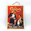 Ξύλινη πινακίδα vintage Carlsberg Beer