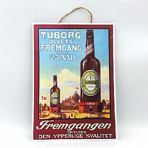 Πινακίδα vintage μπύρα Tuborg