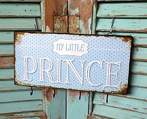 Κρεμάστρα "My Little Prince" ξύλινη χειροποίητη