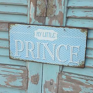 Πινακίδα "My Litle Prince" ξύλινη χειροποίητη