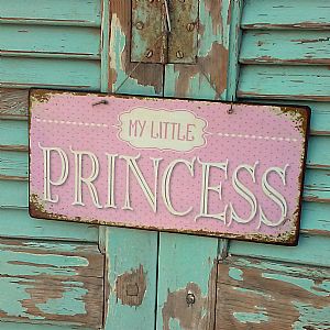 Πινακίδα "My Litle Princess" ξύλινη χειροποίητη