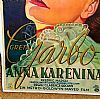 Vintage κινηματογραφίκή αφίσα Anna Karenina ξύλινη χειροποίητη