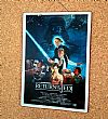 Vintage κινηματογραφίκή αφίσα Star Wars: Return Of The Jedi ξύλινη χειροποίητη