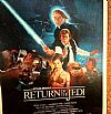 Vintage κινηματογραφίκή αφίσα Star Wars: Return Of The Jedi ξύλινη χειροποίητη
