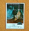 Vintage κινηματογραφίκή αφίσα Star Wars ξύλινη χειροποίητη