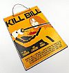 Πινακίδα ξύλινη κινηματογραφίκή αφίσα Kill Bill Vol.1 vintage χειροποίητη