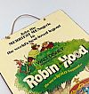 Κινηματογραφική vintage πινακίδα Robin Hood ξύλινη χειροποίητη
