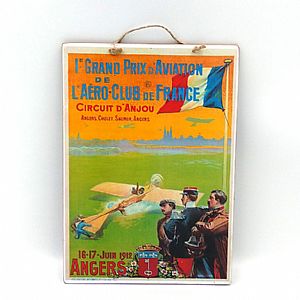 Vintage πινακίδα αφίσα 1er Grand Prix D