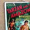 Vintage πινακίδα κινηματογραφική αφίσα Tarzan And The Amazons ξύλινη χειροποίητη