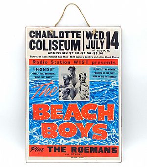 Vintage πινακίδα μουσική αφίσα The Beach Boys