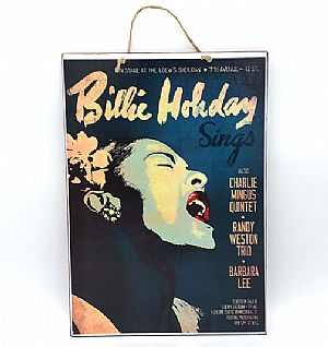 Vintage αφίσα μουσική Billie Holiday