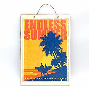 Ξύλινο πινακακι vintage Endless Summer